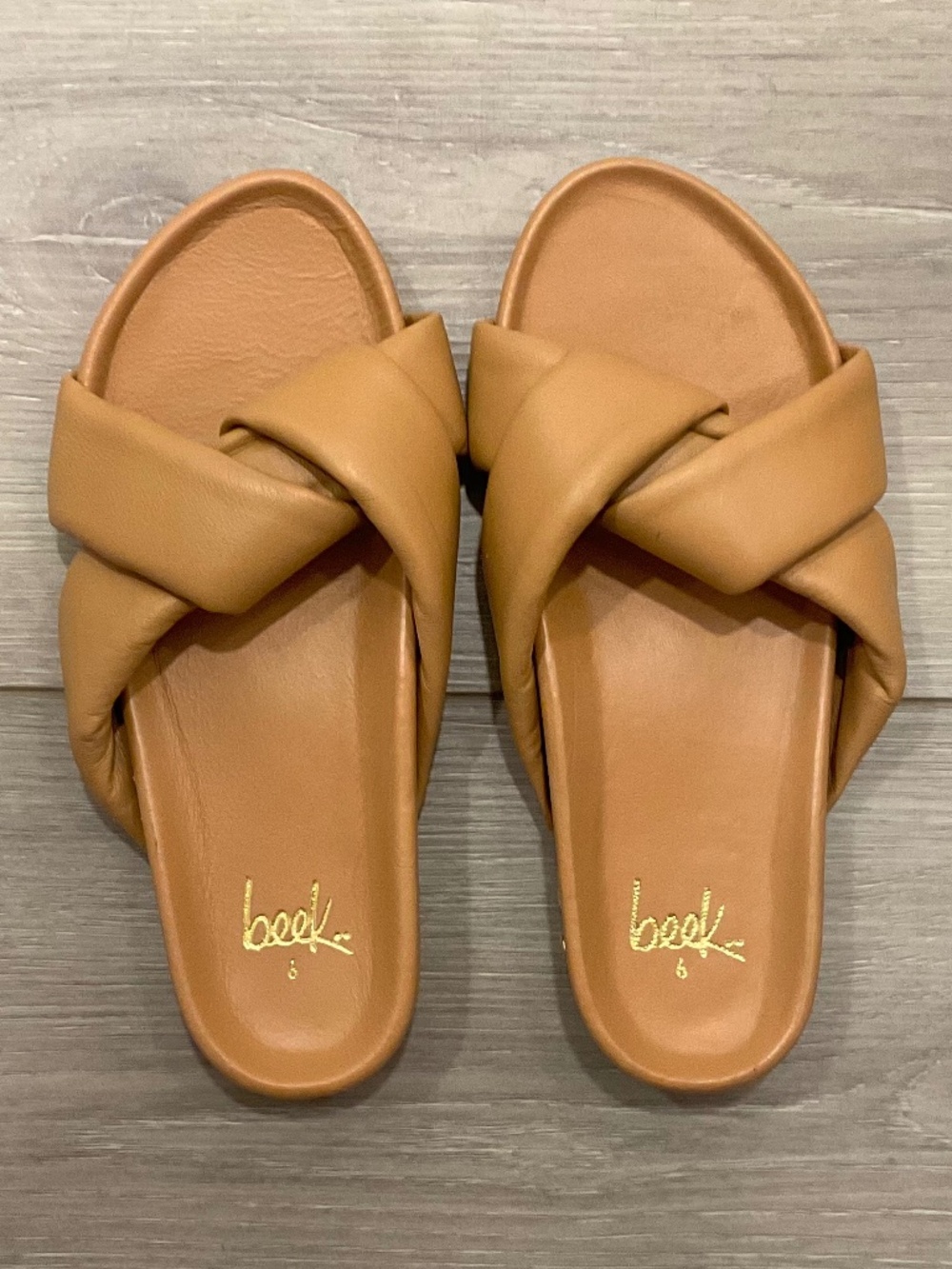 BEEK Slide Sandal Size 6 LIKE NEW